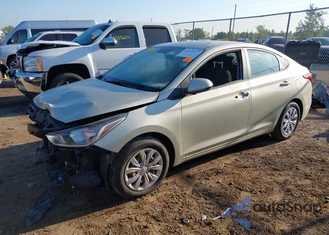 2020 Hyundai Accent Se from USA, damaged, VIN 3KPC24A6XLE092733